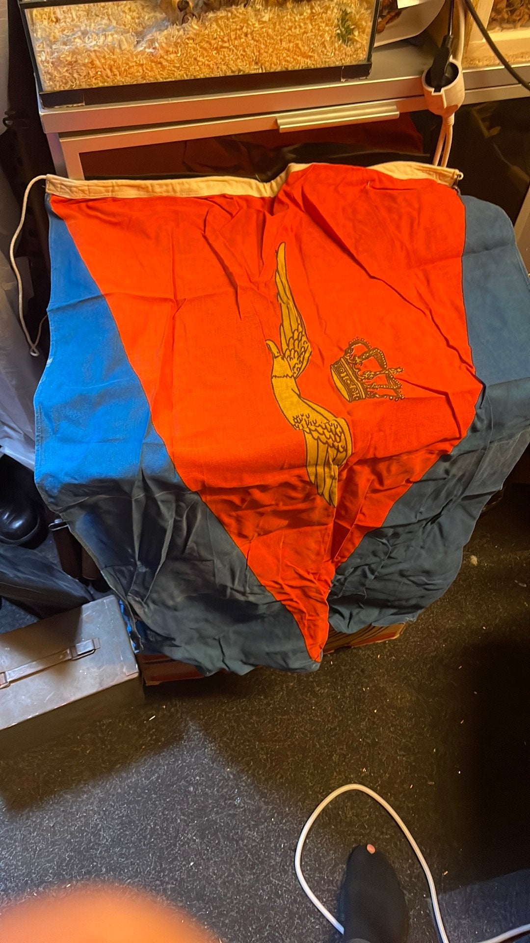 Luchtmacht vlag, Ophalen of Verzenden, Luchtmacht, Nederland, Embleem of Badge