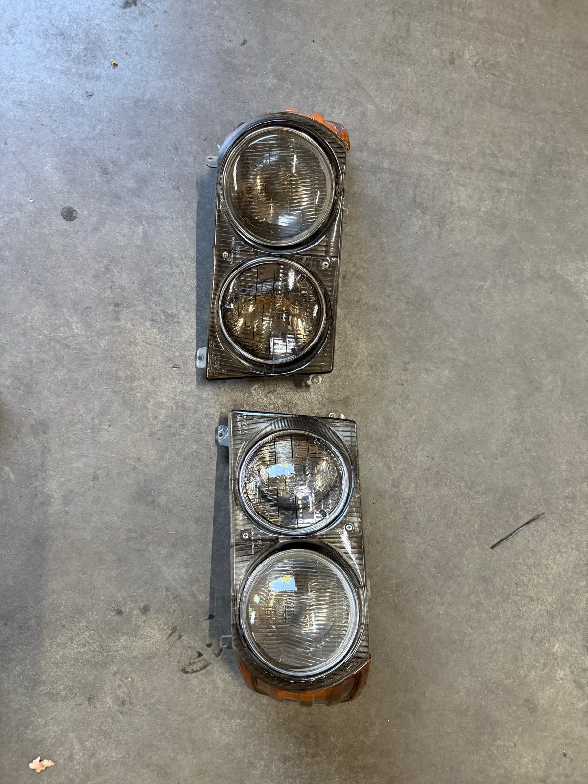 Amerikaanse koplampen R107 SL smoked look met knipperlichten, Ophalen of Verzenden, Gebruikt, Mercedes-Benz