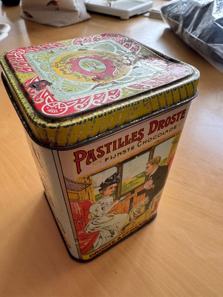 Droste cacaoblik, Ophalen, Gebruikt, Overige, Droste