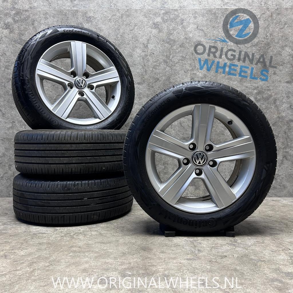 16 inch originele Dover velgen + zomerbanden Volkswagen Golf, Auto-onderdelen, Gebruikt, 16 inch, Banden en Velgen, Personenwagen