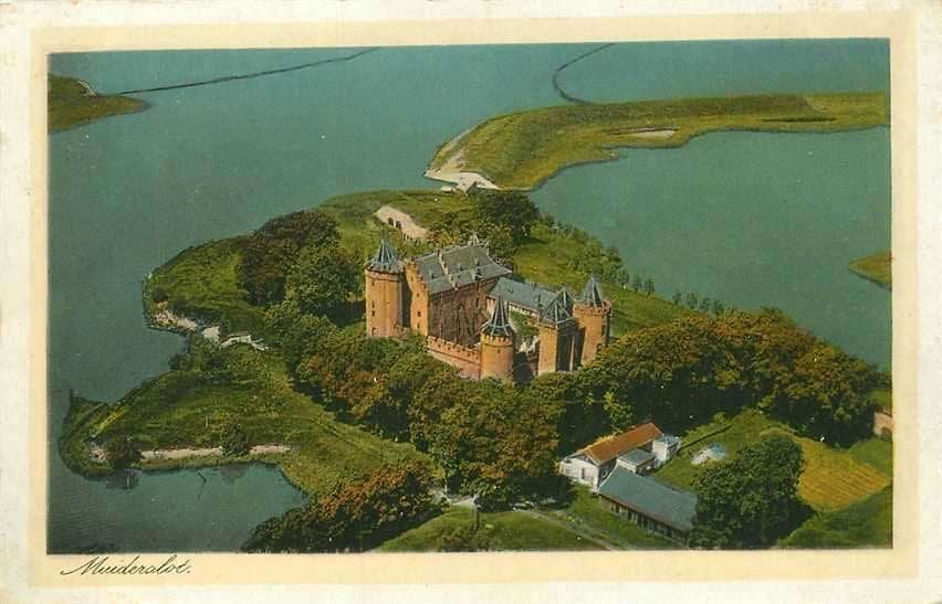 300-170-001 Muiden Muiderslot, Verzamelen, Verzenden, Voor 1920, Noord-Holland