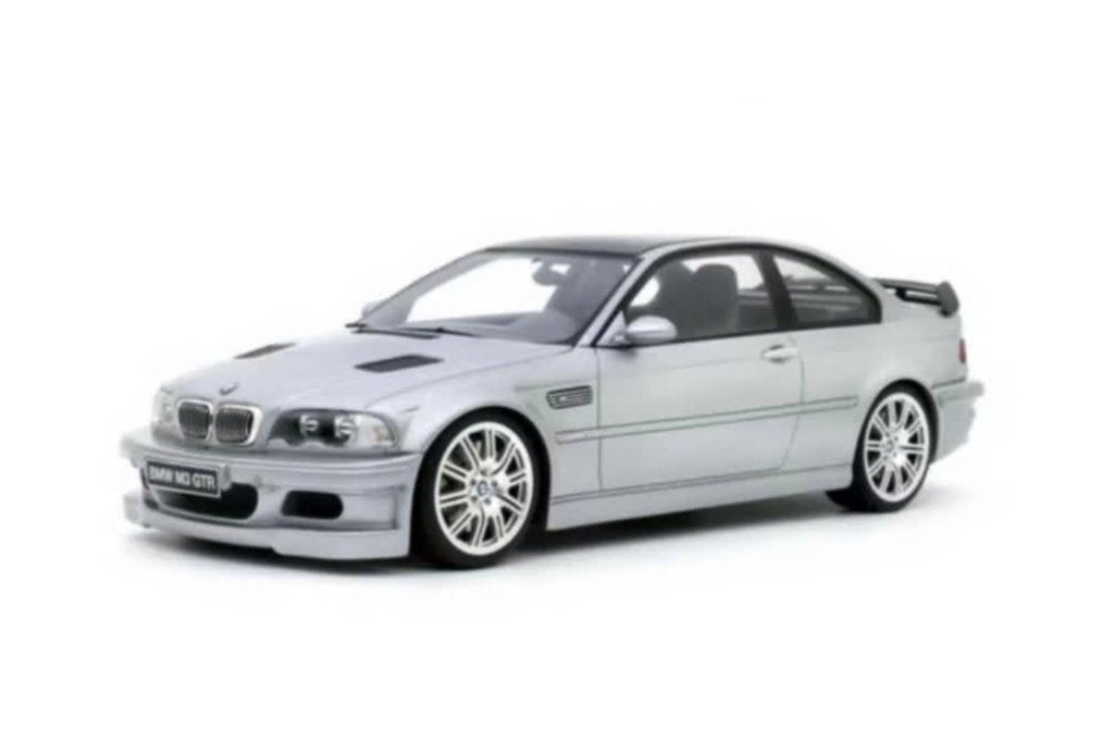 BMW E46 M3 GTR Zilver Metallic 2001 OTTO MOBILE 1/18 OT1128