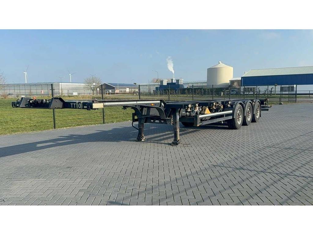 Koegel - PORT 40 SIMPLEX 20 - Container chassis - NL Trailer, Overige brandstoffen, Bedrijf, Geïmporteerd, Aanhangers en Opleggers