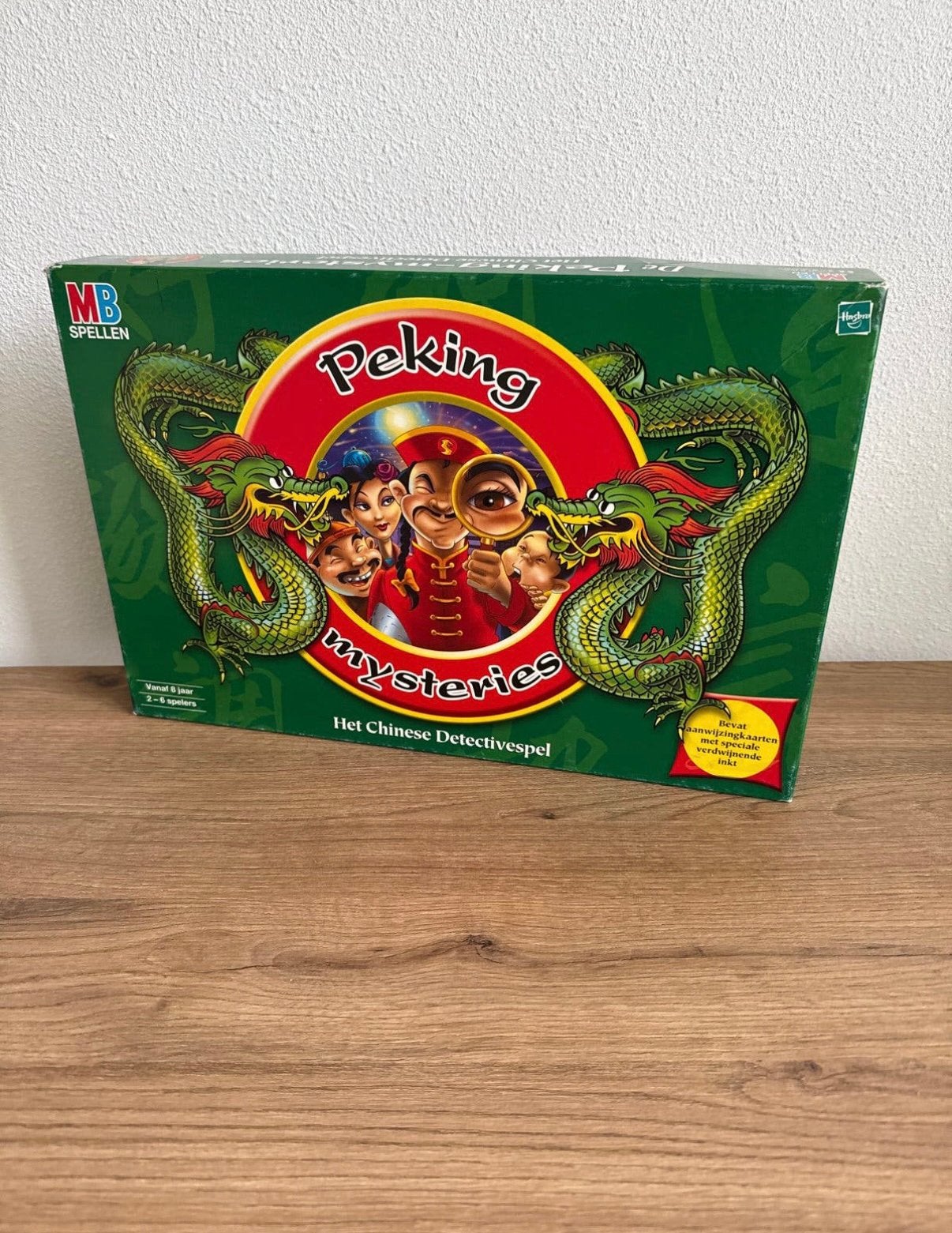 Peking Mysteries: Het Chinese Detective Spel MB Spellen, Vijf spelers of meer, Ophalen of Verzenden, Gebruikt, MB