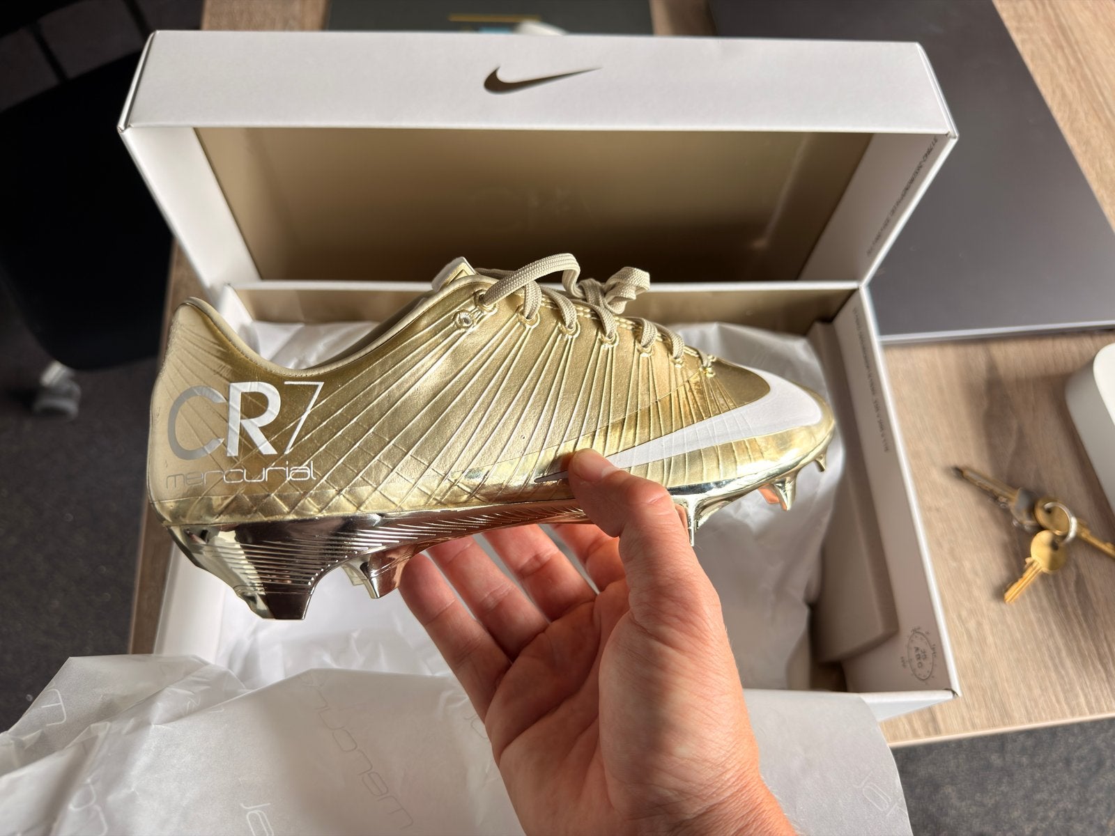 Nike CR7 Mercurial Superfly - Limited Edition, Maat XS of kleiner, Ophalen of Verzenden, Nieuw, Schoenen