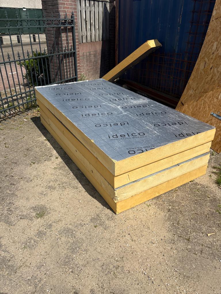Pir isolatieplaten 140mm dik, Ophalen