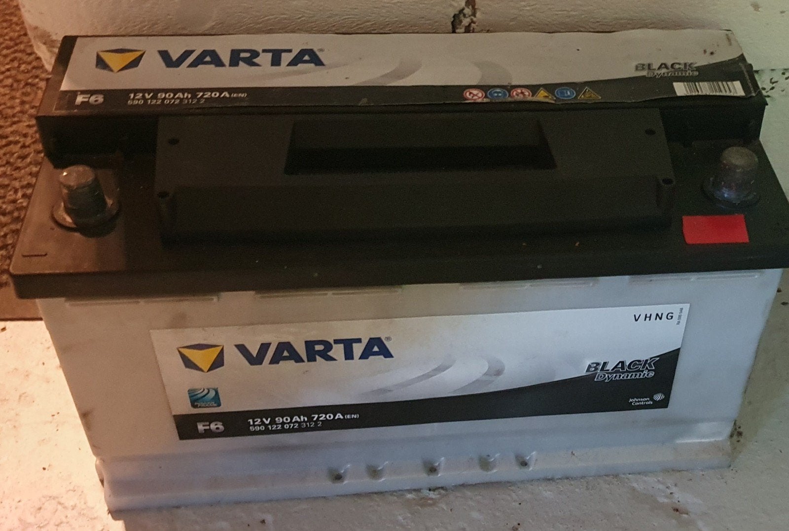 Startaccu Varta 90Ah 720A EN, Ophalen, Gebruikt