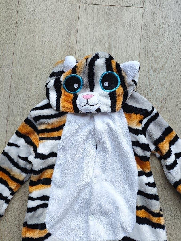 Tijger onesie kind maat 85-100, Ophalen, Nieuw, 104 of kleiner, Jongen of Meisje