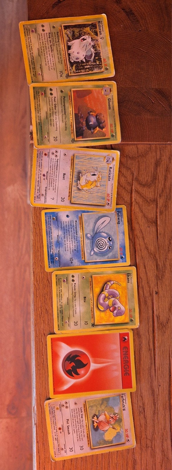 Diverse Pokémon Kaartjes - Vintage Collectie, Ophalen of Verzenden