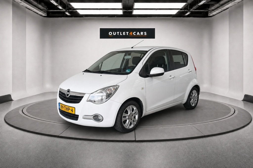 Opel Agila 1.0 Edition | Airco | Licht metaal | (bj 2012), Euro 5, Gebruikt, Origineel Nederlands, Bedrijf