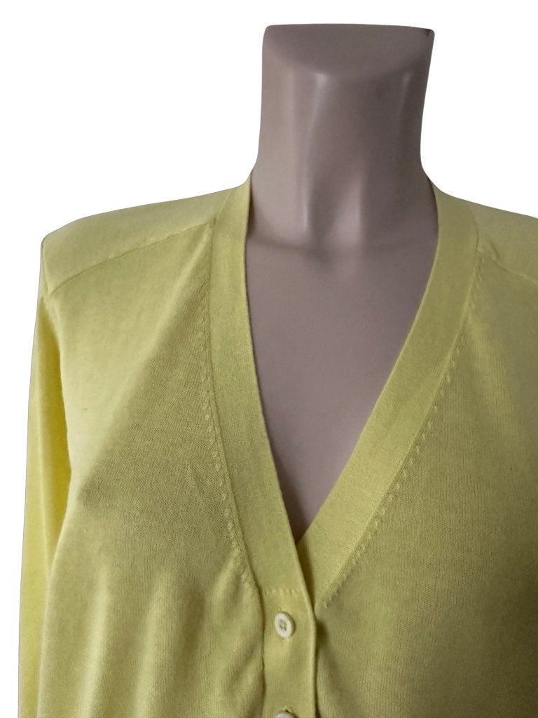 Essentiel Antwerp vest L, Maat 38/40 (M), Geel, Ophalen of Verzenden, Zo goed als nieuw