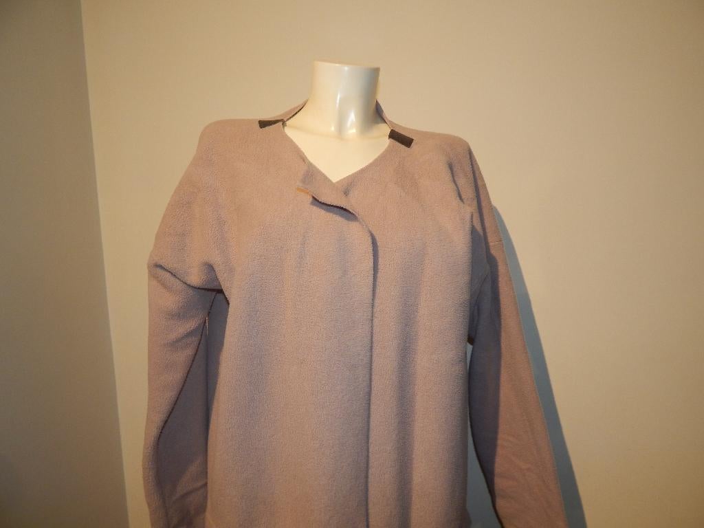 Henriette Steffensen poeder roze fleece achtig net vest M, Maat 38/40 (M), Henriette Steffensen, Verzenden, Zo goed als nieuw