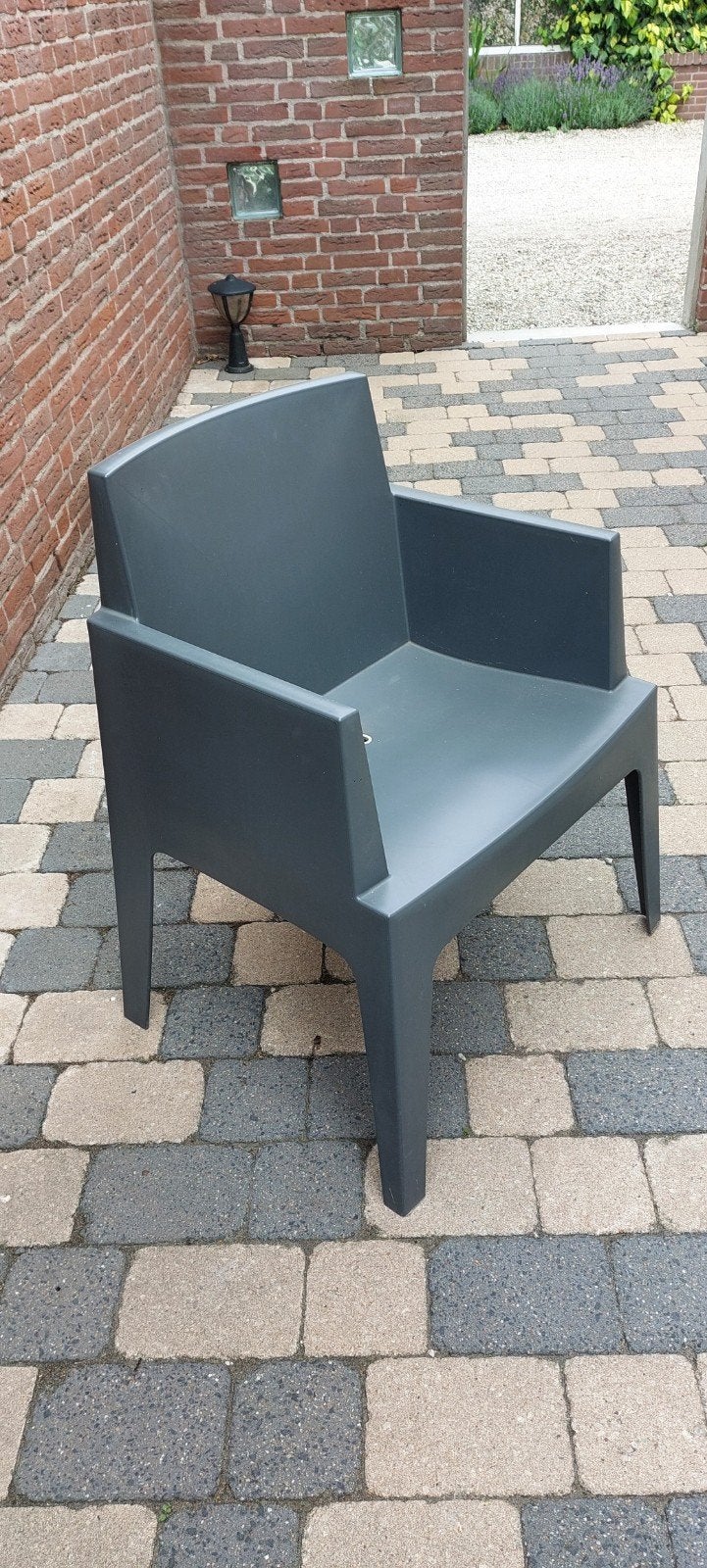 Te koop ! Leuke tuinstoelen 6 stuks, Ophalen, Gebruikt, Kunststof