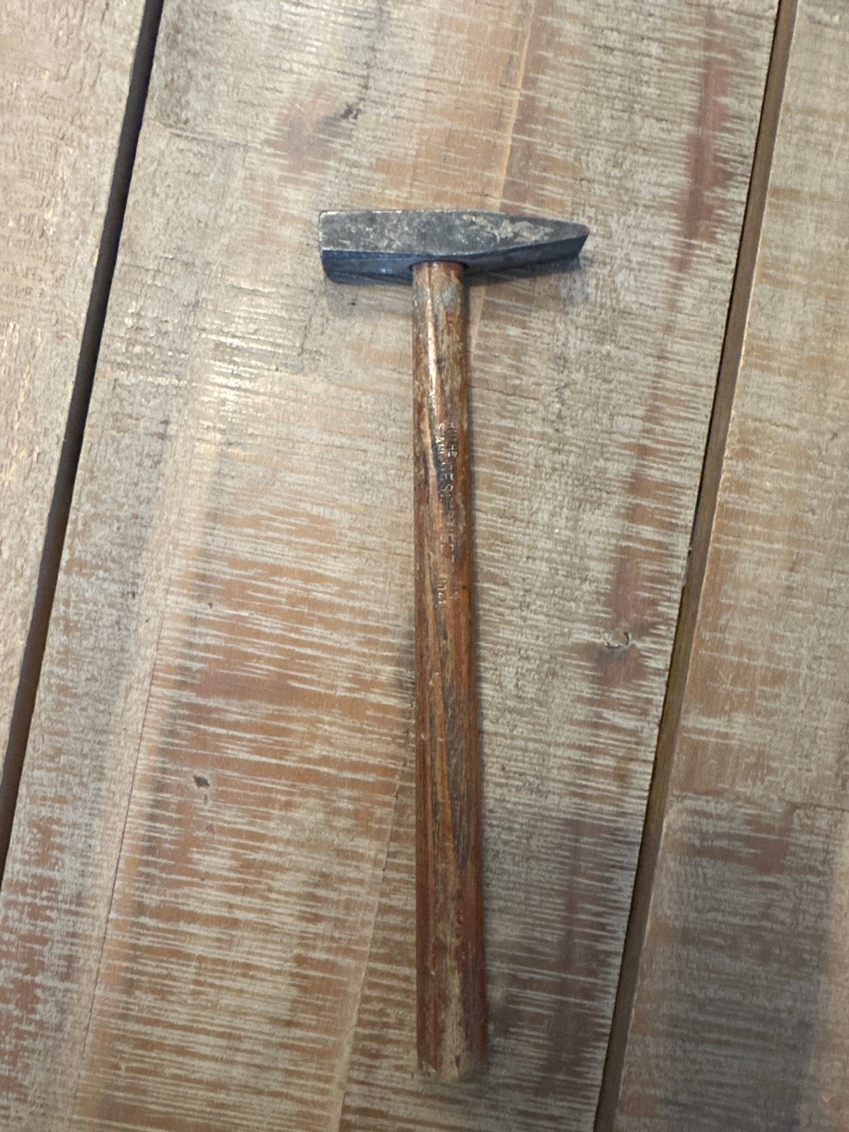 Vintage hamer met houten steel - Ruthe Gereedschap, Ophalen of Verzenden, Gebruikt, Hamer, Overige merken