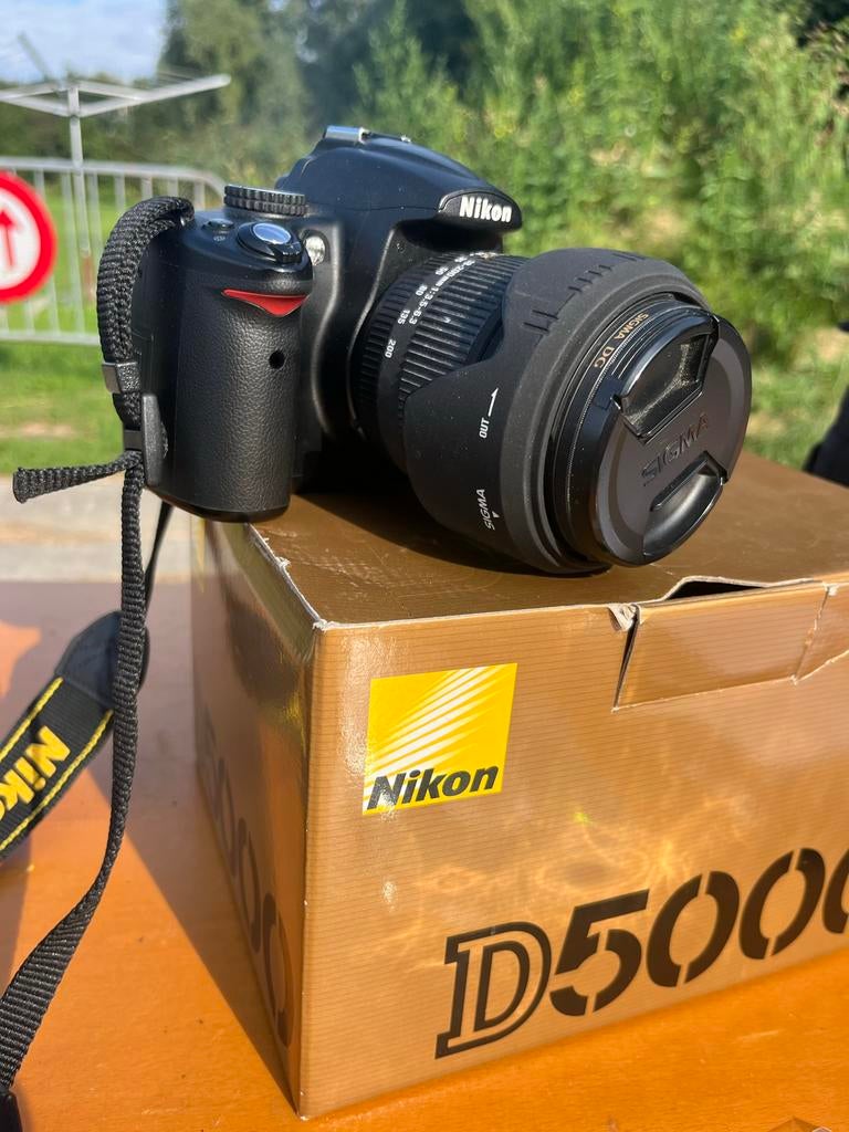 Nikon D5000 Spiegelreflexcamera met lens, Gebruikt, Spiegelreflex, Ophalen of Verzenden, Nikon