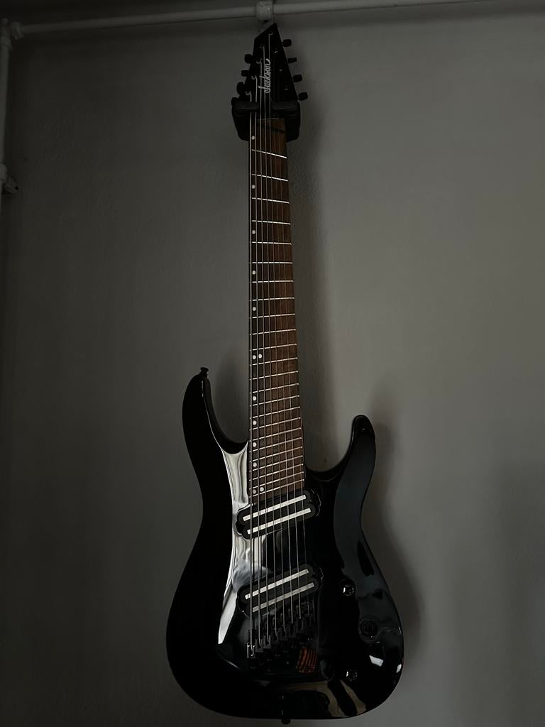 Jackson DKAF8 8-snarige gitaar - Zo goed als nieuw, Muziek en Instrumenten, Snaarinstrumenten | Gitaren | Elektrisch, Ophalen of Verzenden