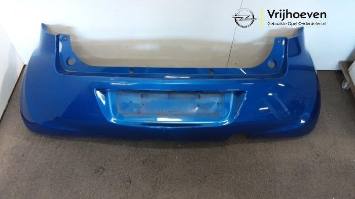 Achterbumper van een Opel Agila (Agila 08-) (ZCGB), Gebruikt, -, -, Opel