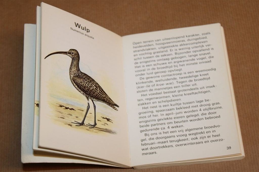 Vogels — Minigids Vintage 1979 Moussault, Boeken, Ophalen of Verzenden, Gelezen, Vogels