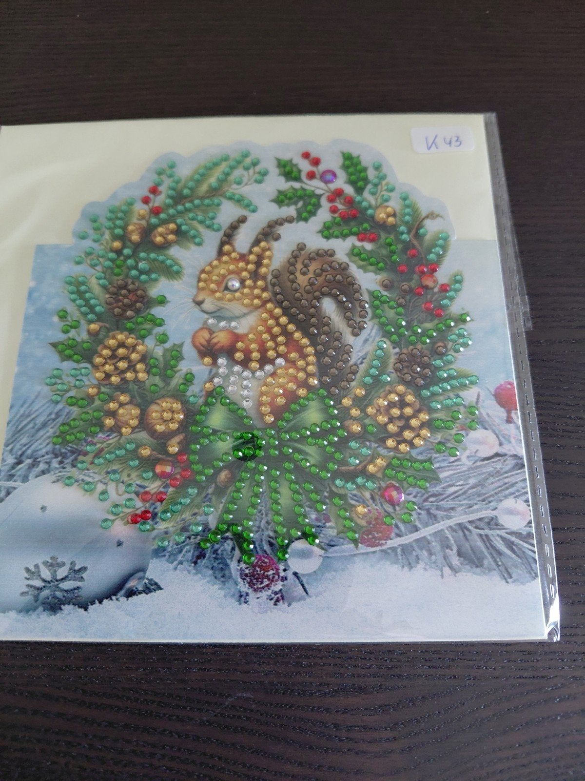 Diamond painting kerstkaart 5+1 gratis, Ophalen, Nieuw, Kerst