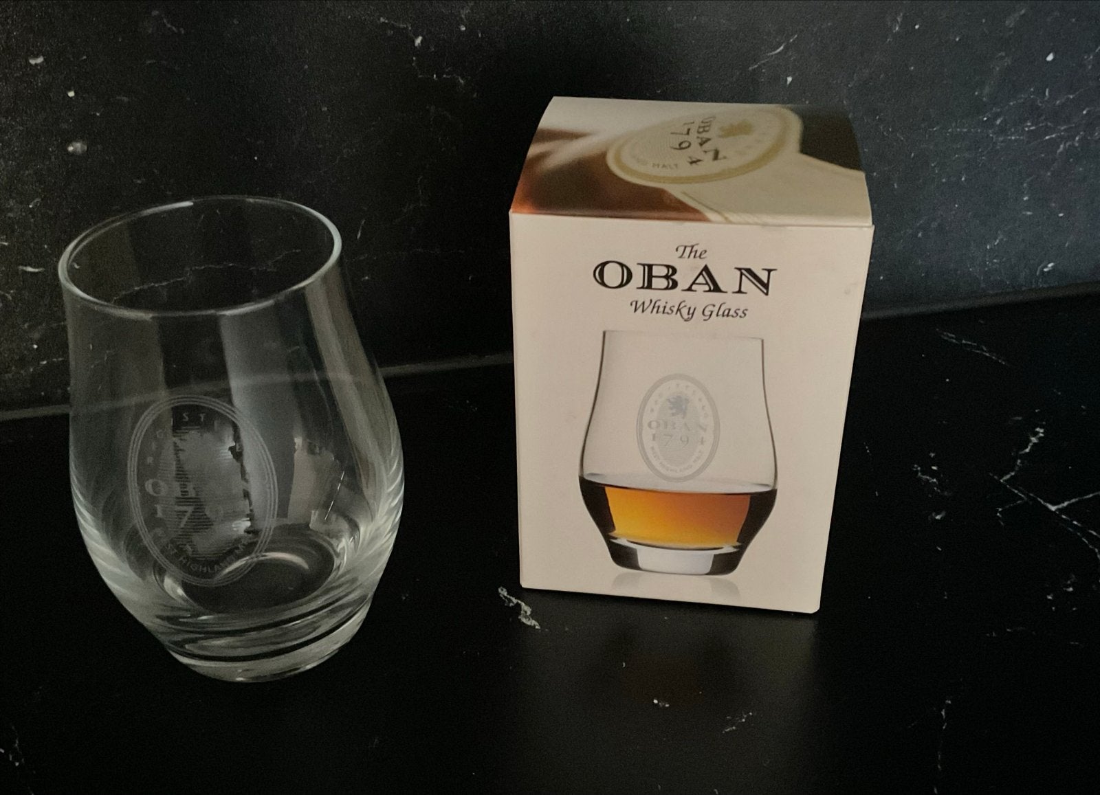Oban Whisky Glas - Nieuw in doos, Nieuw, Ophalen of Verzenden, Overige merken, Glas