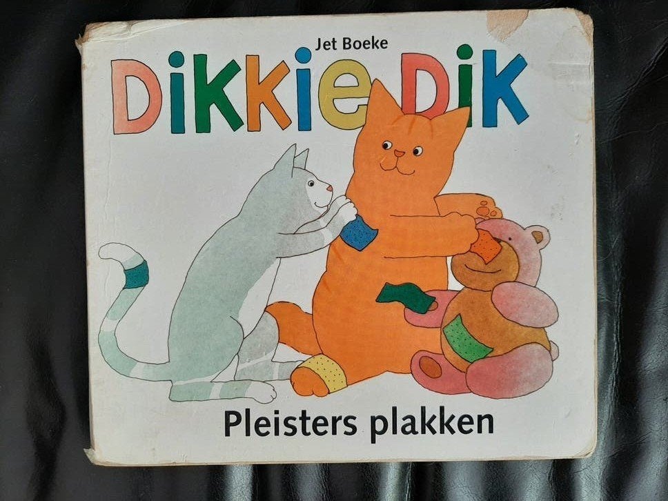 Dikkie Dik: Pleisters plakken - Jet Boeke, Gelezen, Jongen of Meisje, Ophalen of Verzenden, Voorleesboek