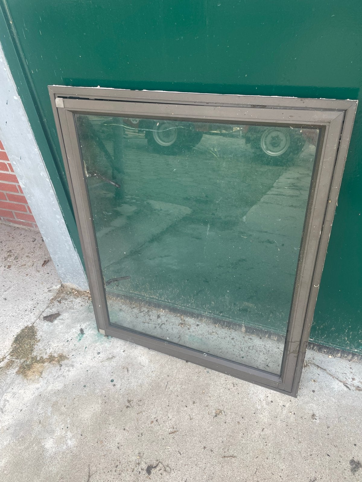 Gebruikte aluminium kozijnen ramen en deuren, Doe-het-zelf en Verbouw, Ophalen, Gebruikt, Gevelraam of Ruit