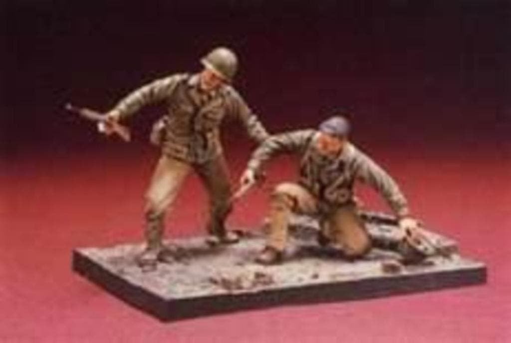 Resin	US GI & street Diorama set 1/35, Ophalen of Verzenden, Nieuw, 1:35 tot 1:50