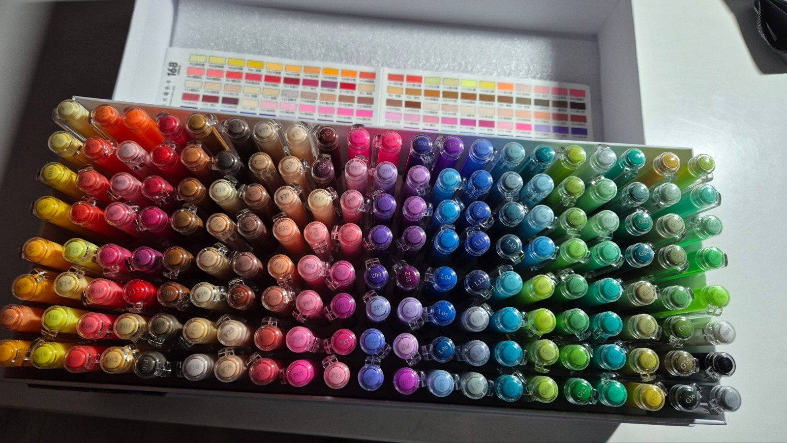 Guangna High gloss markers, Hobby en Vrije tijd, Tekenen, Verzenden, Zo goed als nieuw, Potlood of Stift
