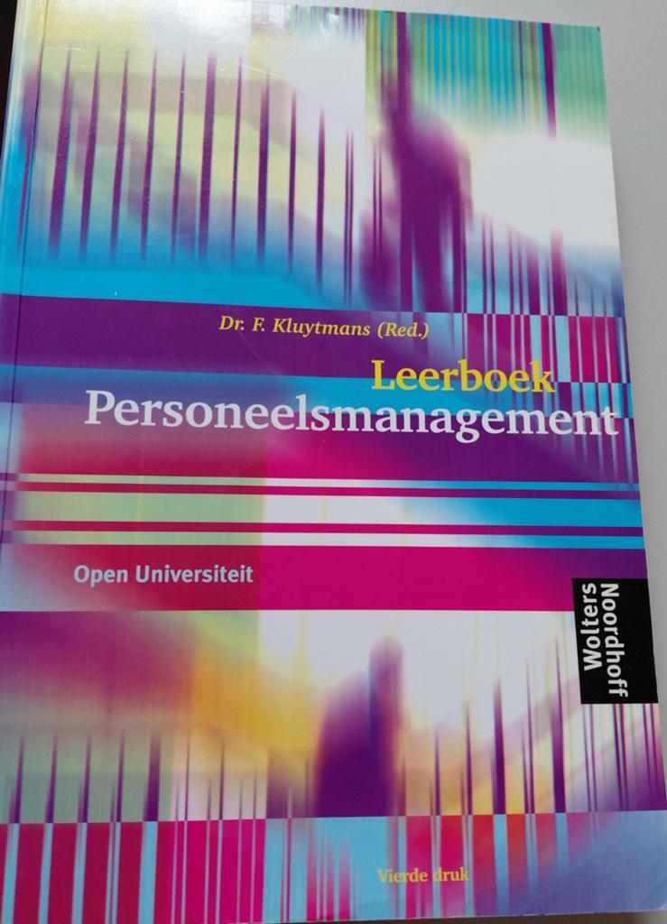 Leerboek Personeelsmanagement - Dr. F. Kluytmans (Red.), Boeken, Ophalen, HBO, Zo goed als nieuw, Dr. F. Kluytmans (Red.)