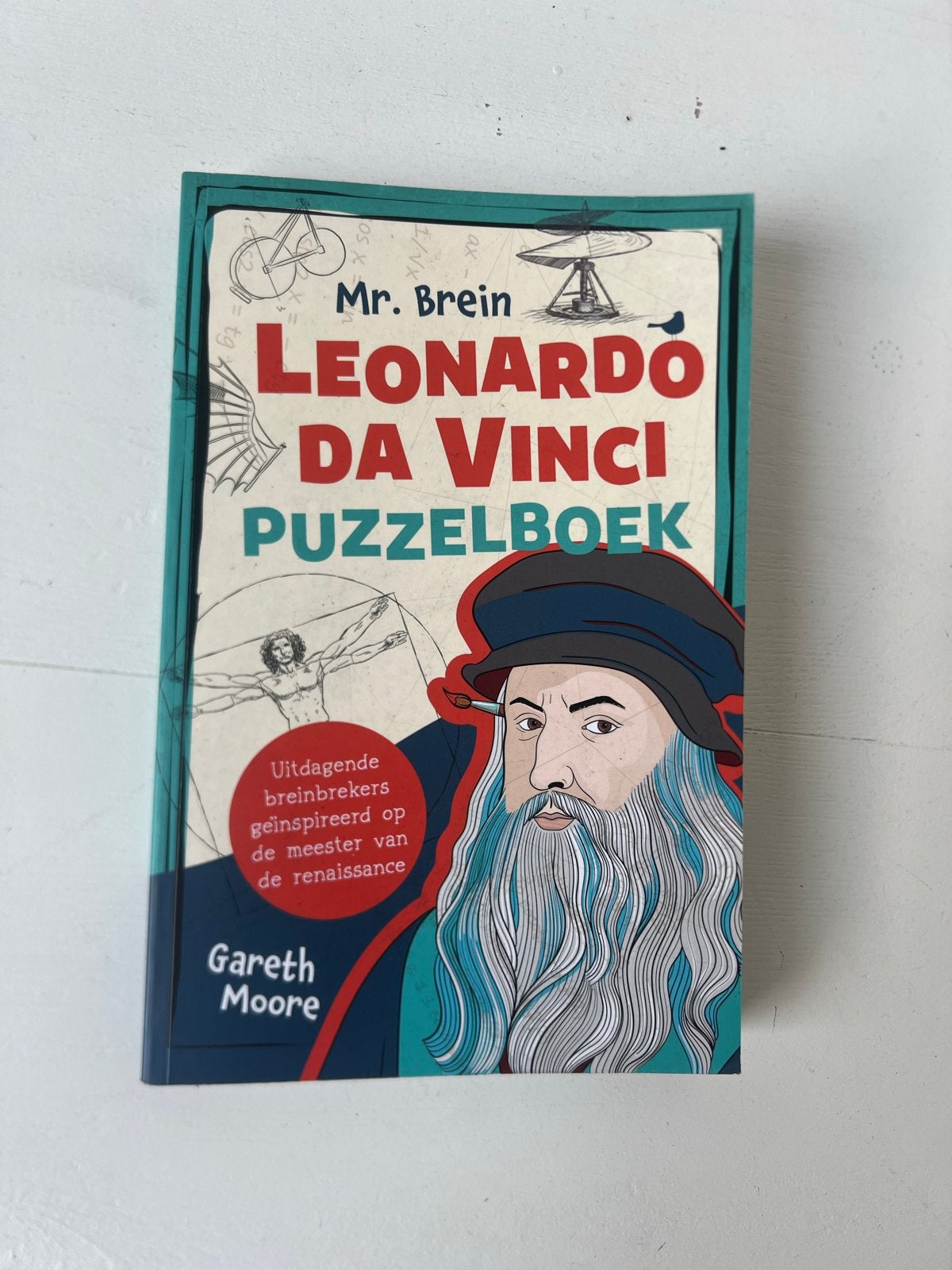 Puzzleboek voor tieners: Mr. Brein Leonardo da Vinci, Ophalen of Verzenden, Nieuw