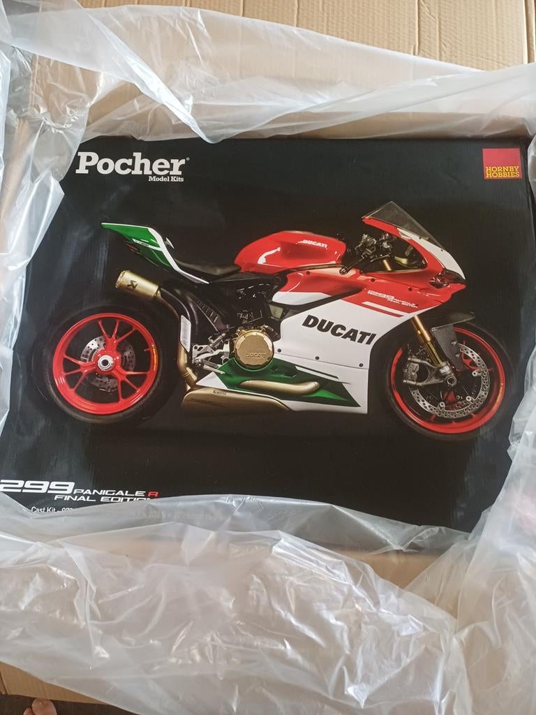 Ducati Pocher Model Kits 1:4, Nieuw in doos, Hobby en Vrije tijd, Modelauto's | 1:5 tot 1:12, Ophalen, Nieuw, Auto