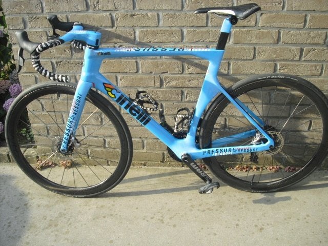 Cinelli Pressure teamfiets Colpack, Overige merken, Minder dan 10 versnellingen, Carbon, Ophalen of Verzenden