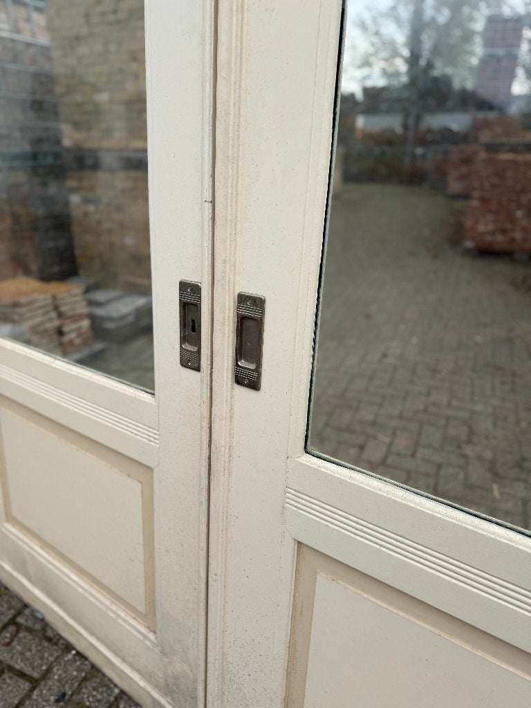 Set schuif / en-suite deuren met glas 223x194cm., Ophalen