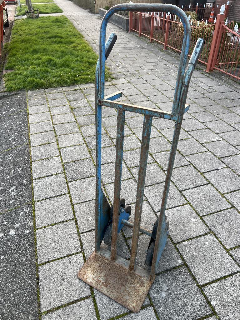 steekwagen, Doe-het-zelf en Verbouw, Transportwagens, 60 tot 80 liter, Ophalen, Gebruikt, Steekwagen