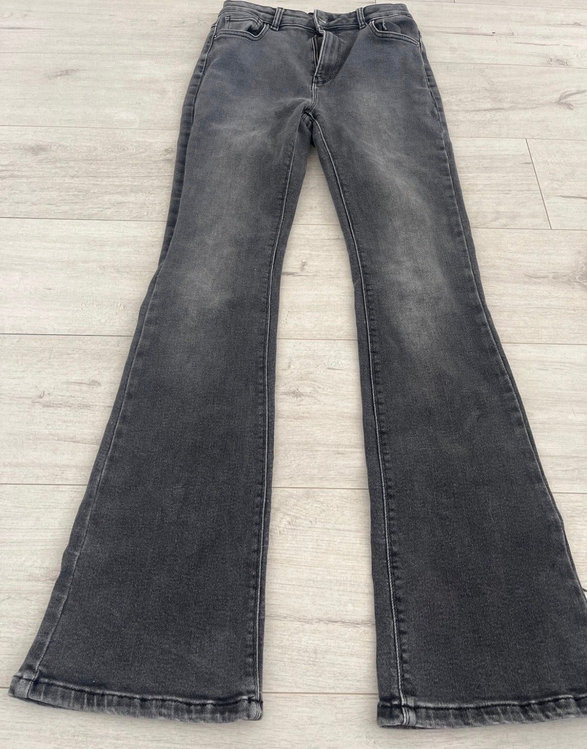 Only grijze flared jeans maat 29/34, Ophalen of Verzenden, Maat 36 (S), Gedragen, Grijs