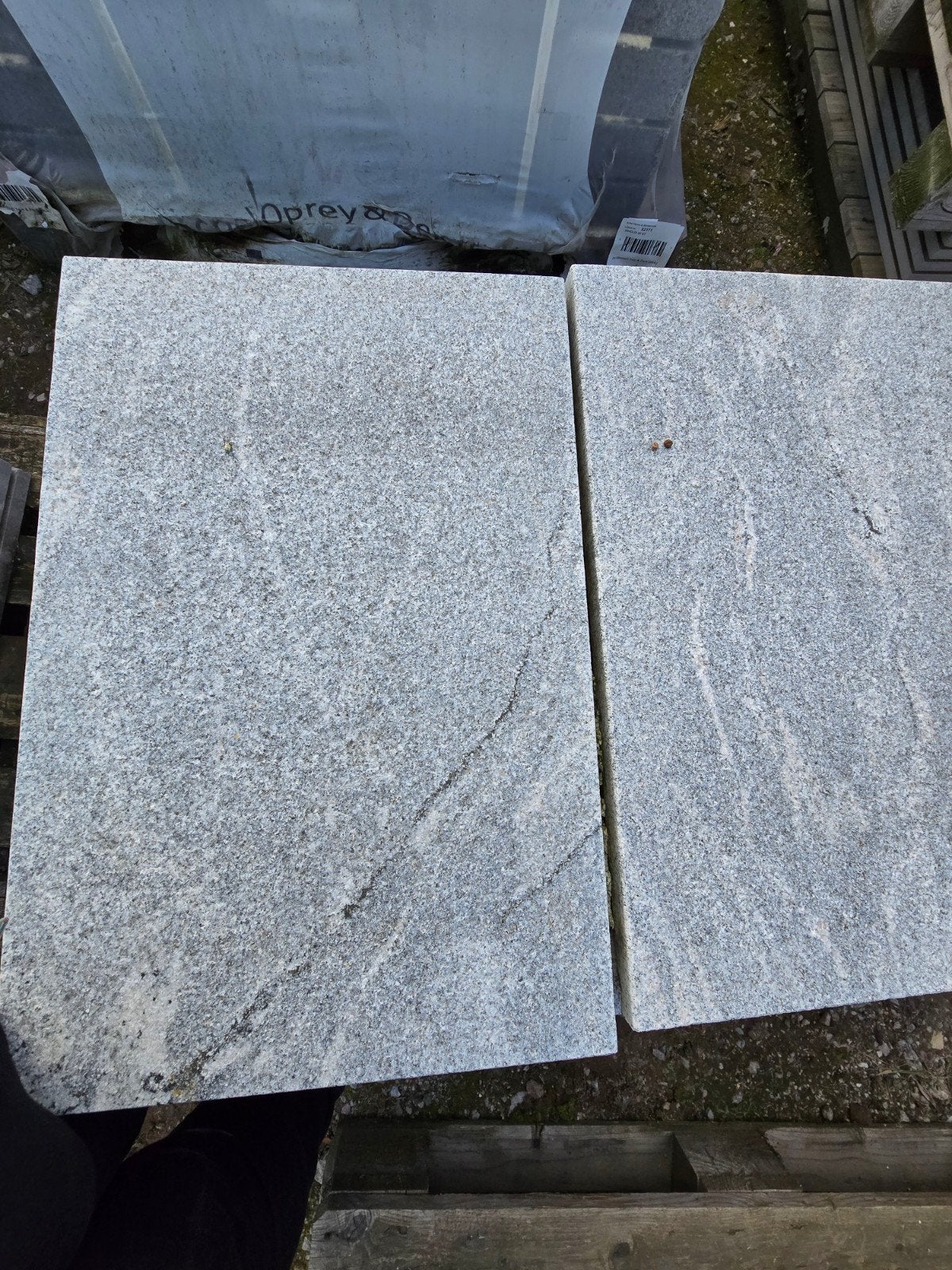 Bohemian Grey Tegels 60x40x3 cm - Natuursteen Terrastegels, Ophalen, Nieuw, Terrastegels, Natuursteen