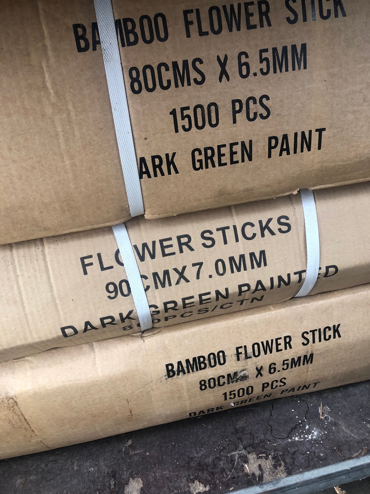 Bamboe plantensticks (stokjes), Tuin en Terras, Bloembakken en Plantenbakken, Ophalen, Rond, Zo goed als nieuw, 60 tot 100 cm