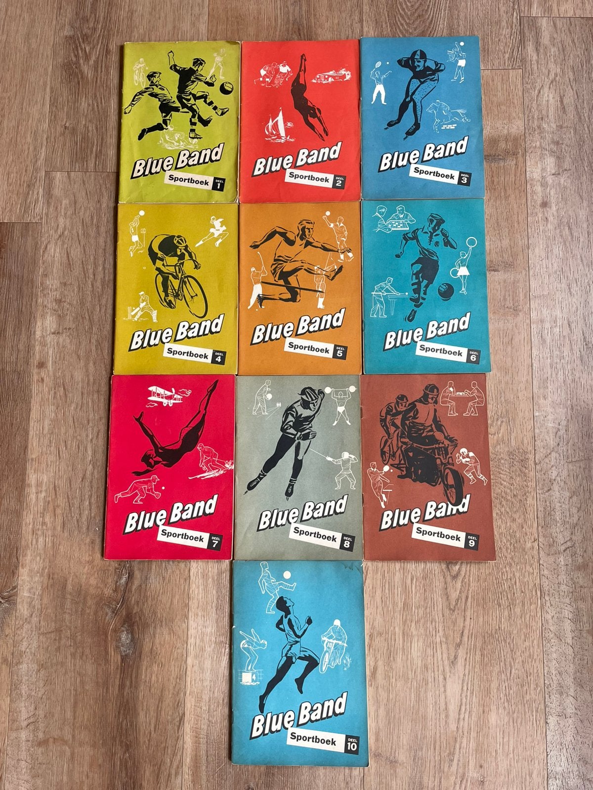 10 BlueBand albums uit de de periode rond 1950., Ophalen of Verzenden, Gelezen, Overige sporten