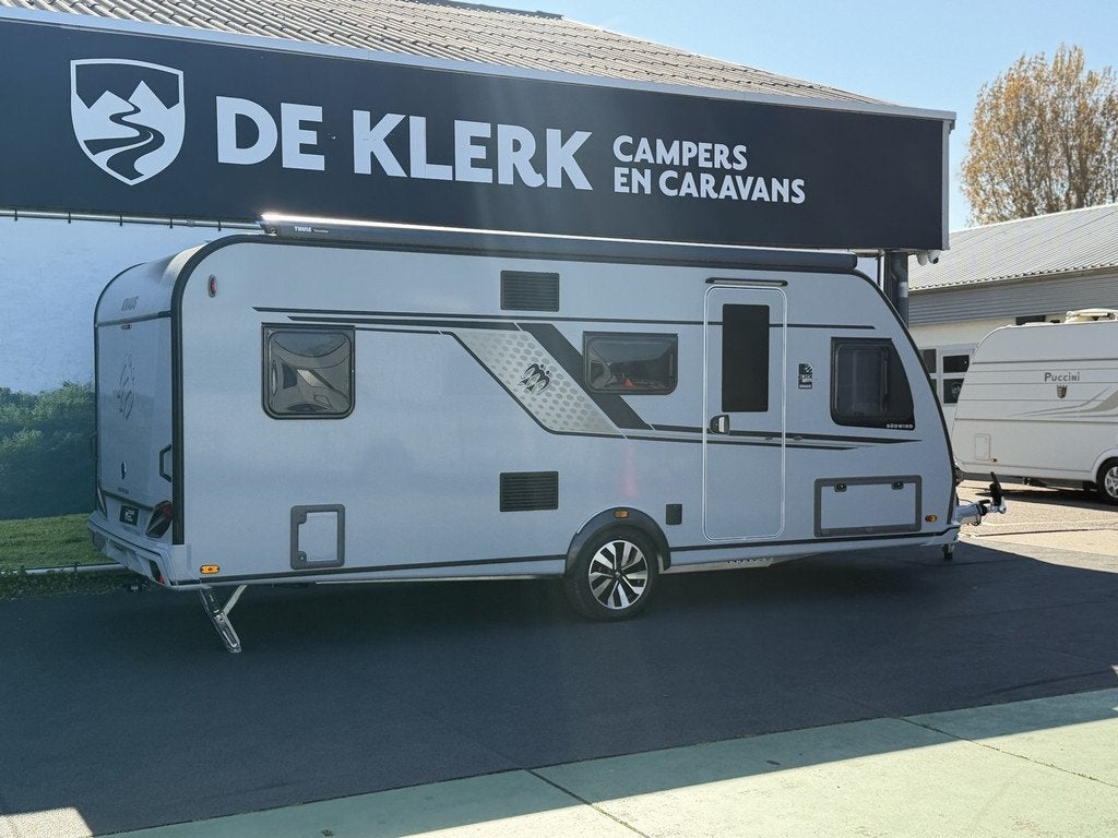 Knaus SUDWIND 580 QS Black Selection Campo vollo grey / 50%, Caravans en Kamperen, 7 tot 8 meter, Bedrijf, Info@deklerkcaravans.nl