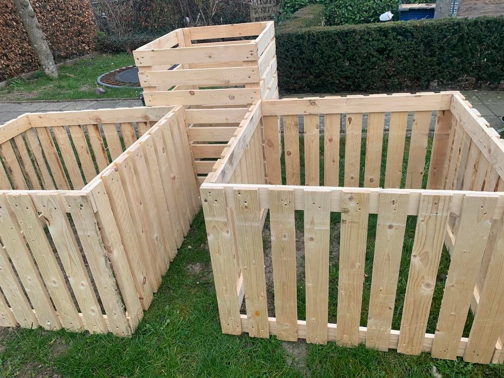 Moestuinbakken, plantenbakken, compostbakken, Ophalen, Vierkant, Nieuw, 60 tot 100 cm
