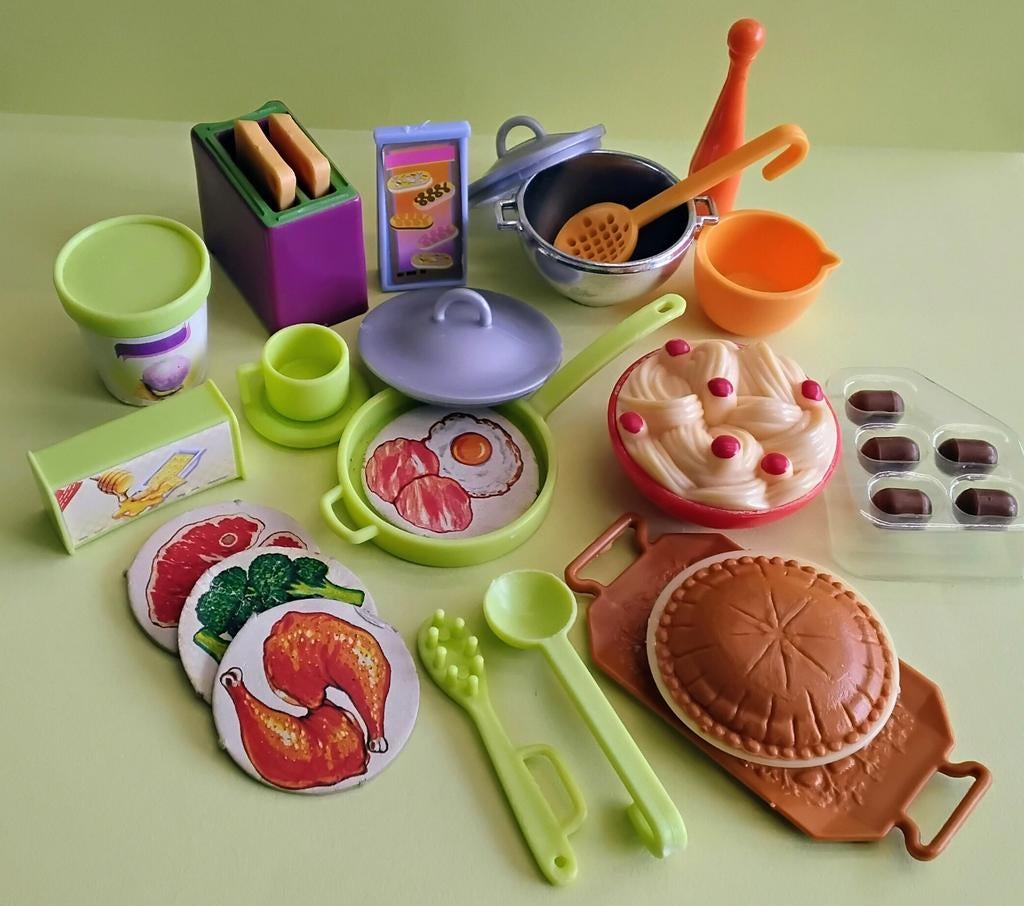 Vintage Barbie Sindy/Fleur Accessoires Keuken, Verzamelen, Poppen, Verzenden, Gebruikt, Accessoires