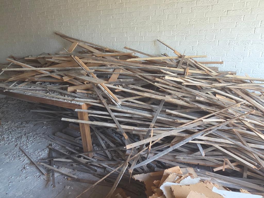 Grote partij gebruikt hout voor diverse projecten, Doe-het-zelf en Verbouw, Hout en Planken, Ophalen, Gebruikt, Minder dan 25 mm