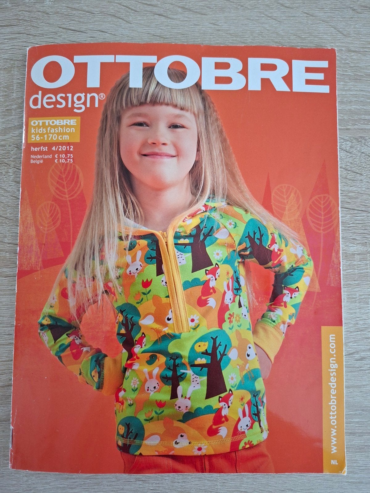 Ottobre Design Kids Fashion Herfst 4/2012 Naaipatronen, Overige merken, Kind, Ophalen of Verzenden, Overige typen