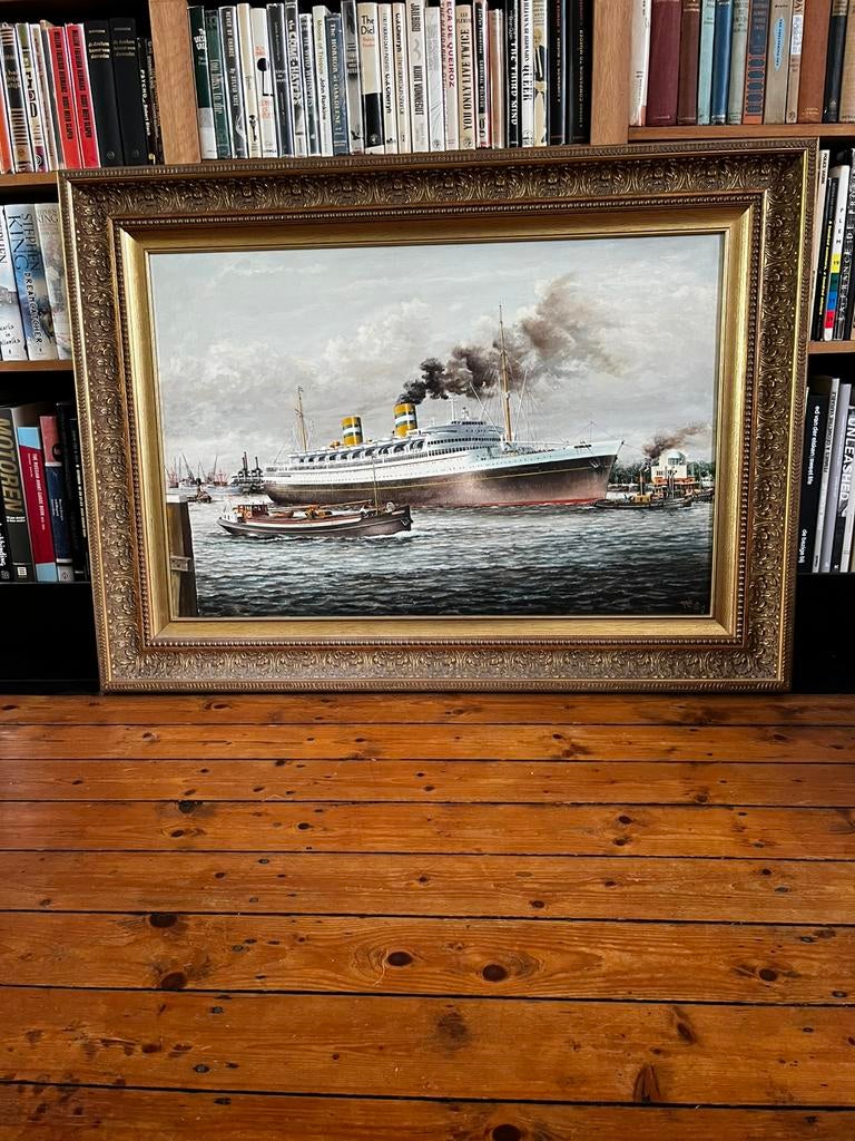 Holland Amerika Lijn - ss Nieuw Amsterdam - Henk van de Veer, Ophalen