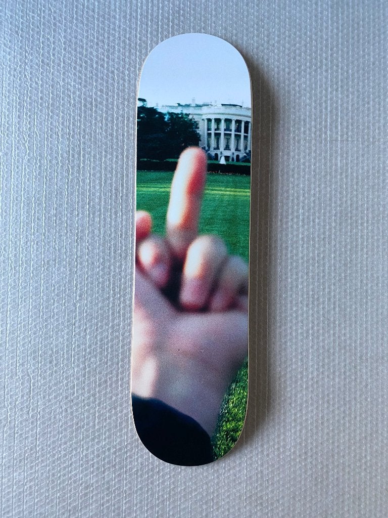 The Skateroom x Ai Weiwei Skateboard White House Trump, Ophalen of Verzenden, Nieuw, Skateboard