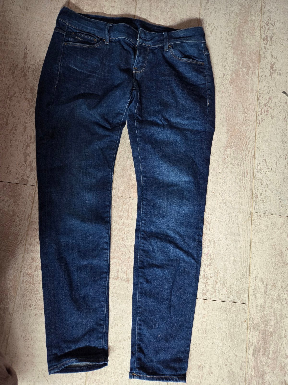 G-Star 3301 Low Super Skinny Jeans W30 L30, Blauw, Ophalen of Verzenden, G-Star, Maat 36 (S)
