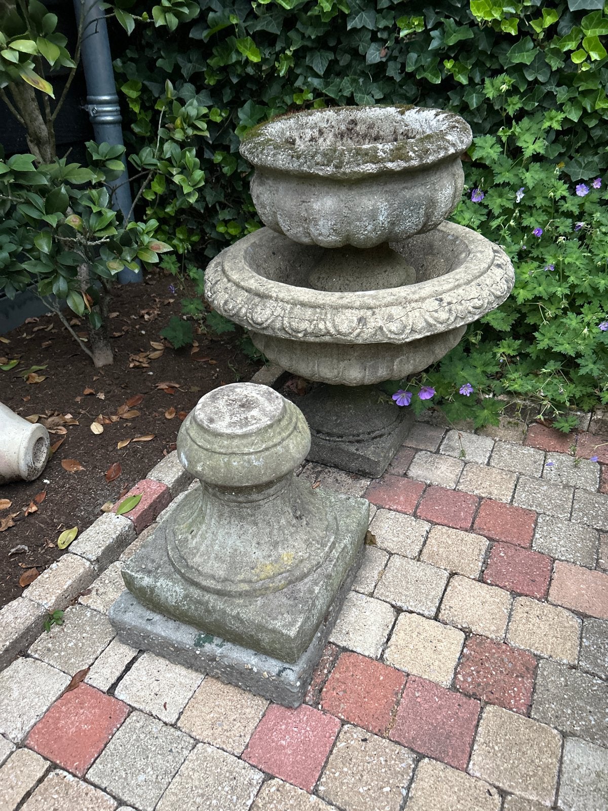 Decoratieve betonnen tuinornamenten, Ophalen, Gebruikt, Beton, Overige typen