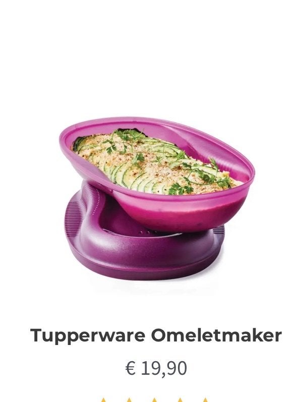 Tupperware Splinternieuwe Omelet Maker, Paars, Overige typen, Nieuw, Ophalen of Verzenden