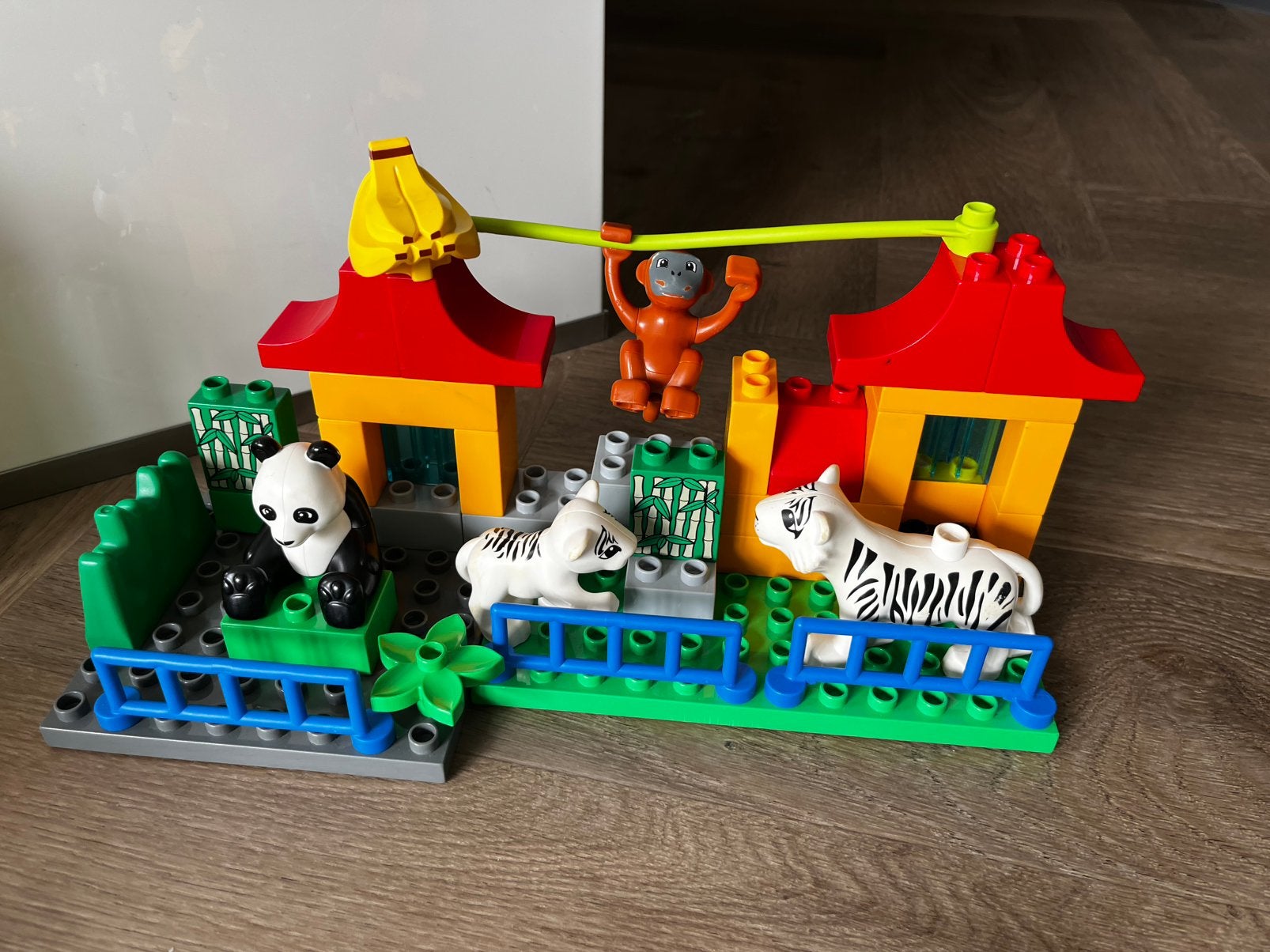LEGO DUPLO Grote Dierentuin (set 6157) compleet, Ophalen of Verzenden, Zo goed als nieuw