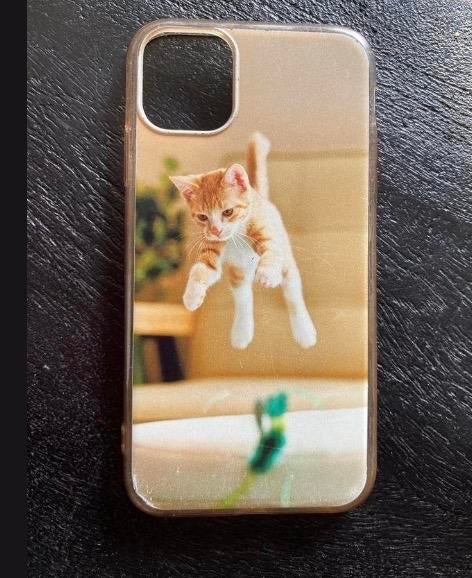 Leuk Katten Telefoon Hoesje voor iPhone 11, IPhone 11, Gebruikt, Krasbestendig, Overige merken